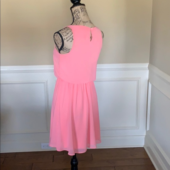 Lush Coral Sleeveless Mini Dress - Picture 4 of 8